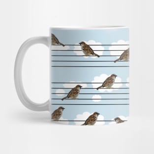 Musical sparrows Mug